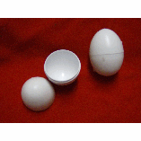 Plastic eggs blanc divisible