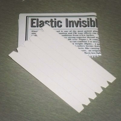 Elastic Invisible Thread Loops