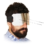 metal blind fold with bag
